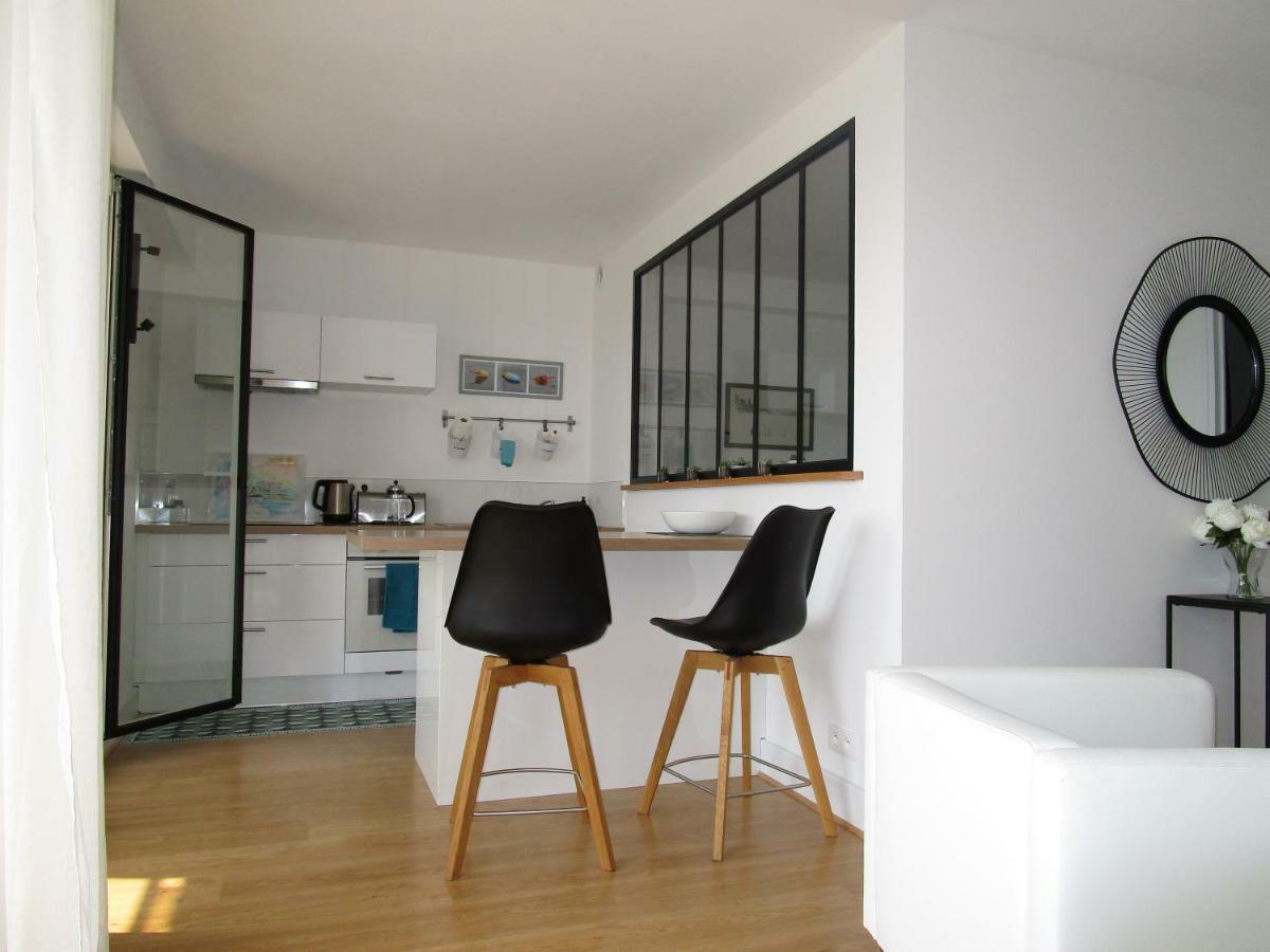 Splendide Vue Face A La Mer Avec Garage Concarneau Bagian luar foto