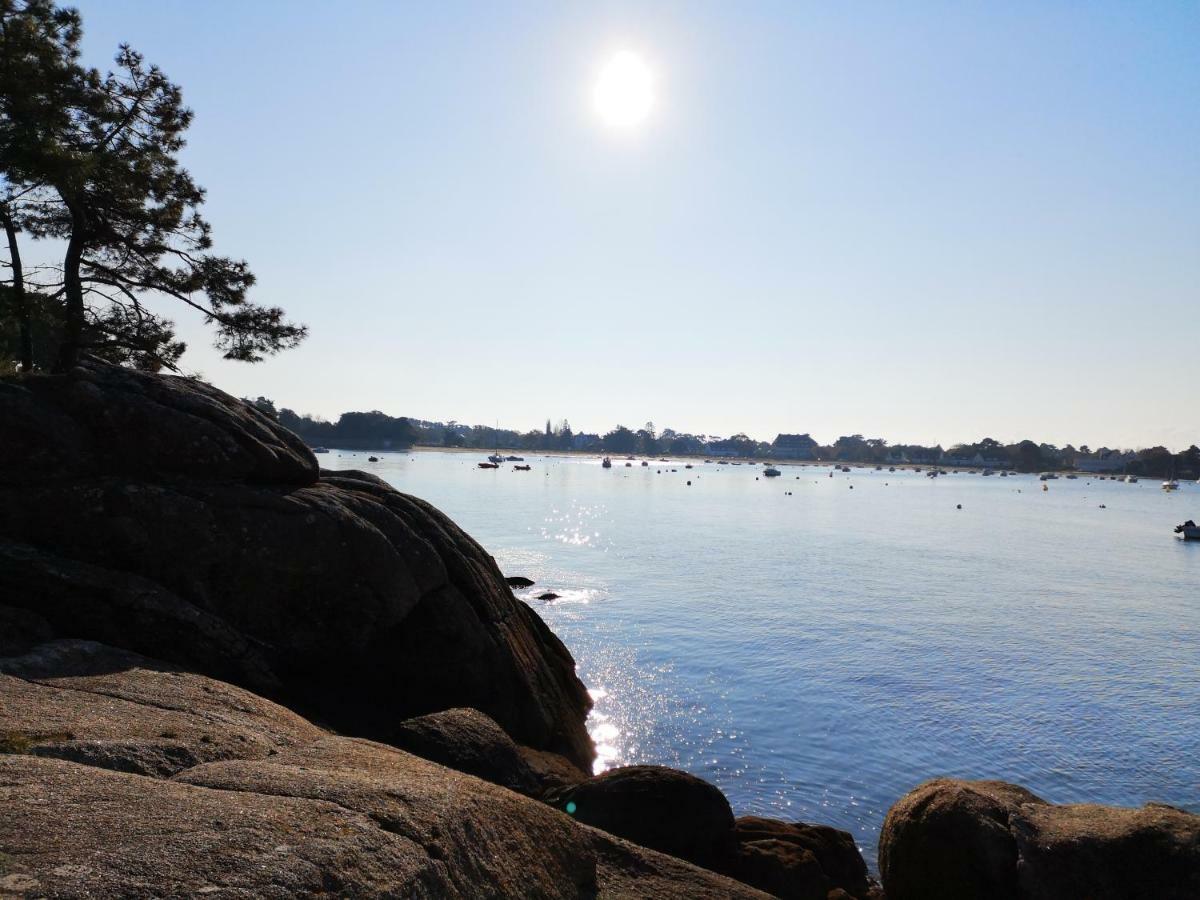 Splendide Vue Face A La Mer Avec Garage Concarneau Bagian luar foto